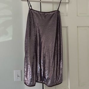 Free People lavender sequin dress
